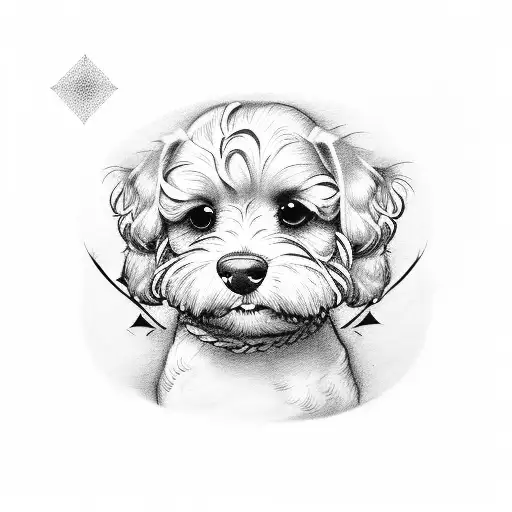 Dog Westy tattoo design idea
