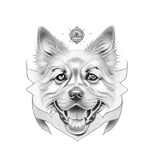Dog Westy tattoo design idea