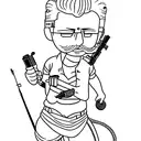 Vishal with guns tattoo design idea