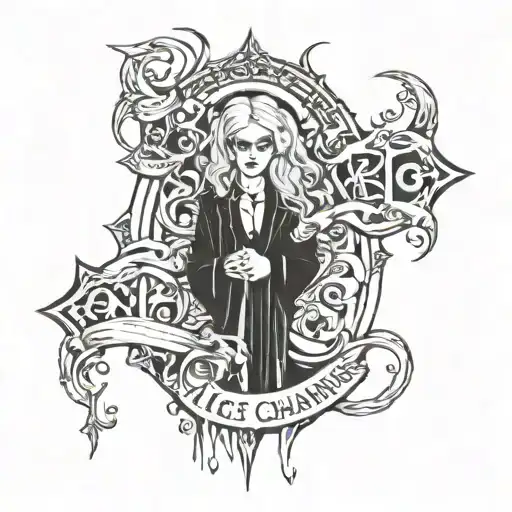 Alice in chains we die young tattoo design idea