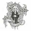 Alice in chains we die young tattoo design idea