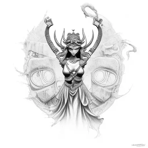 Themis tattoo design idea