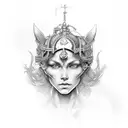 Themis tattoo design idea