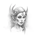 Themis tattoo design idea