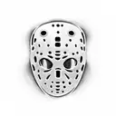 Jason voorheens, Michael Myers and ghost face black and white all together tattoo design idea