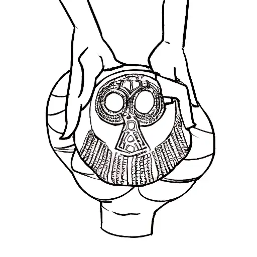 Create a dotwork tattoo inspired by the philosophy of Attack on Titan. tattoo design idea
