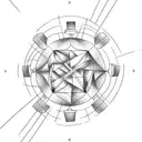 Light bulb tattoo design idea