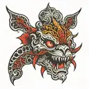 choke tattoo design idea