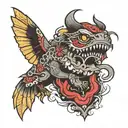 choke tattoo design idea