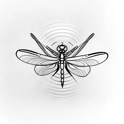 Dragonfly tattoo design idea