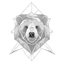 Bear tattoo design idea