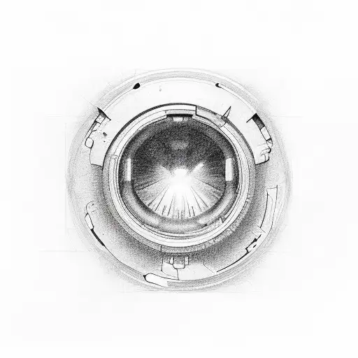 10mm socket  tehnical drawing tattoo design idea