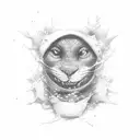 10mm socket  tehnical drawing tattoo design idea