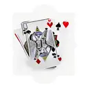 4 cards of poker representing two queen and two kings tattoo design idea