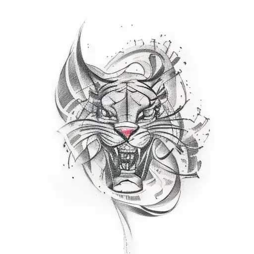 A tattoo depicting a rollercoaster ride with the words 'Depression' and 'Bipolar disorder' subtly incorporated, symbolizing the client's journey and resilience tattoo design idea