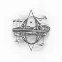 A tattoo depicting a rollercoaster ride with the words 'Depression' and 'Bipolar disorder' subtly incorporated, symbolizing the client's journey and resilience tattoo design idea