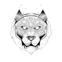 Panther tattoo design idea