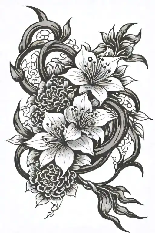 senbonzakura kageyoshi tattoo design idea