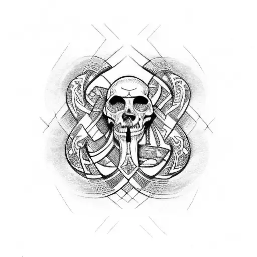 Letters H L C P  timeline  tattoo design idea