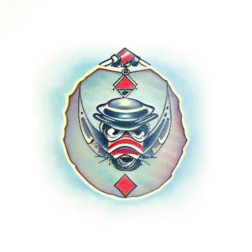 broken chain  tattoo design idea