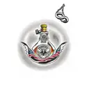 a broken slave  Chain  tattoo design idea