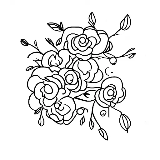 "your only limit is your mind" with cherry blossoms tattoo design idea