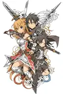 sword art online kirito asuna tattoo design idea
