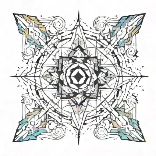 I want a tattoo that includes the word "sempiterno" in text, with a colorful image related to everlasting friendship. tattoo design idea