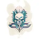 lobo  tattoo design idea