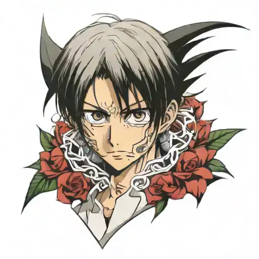 Eren Yeager eyes tattoo design idea