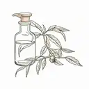 olive oil tattoo design idea