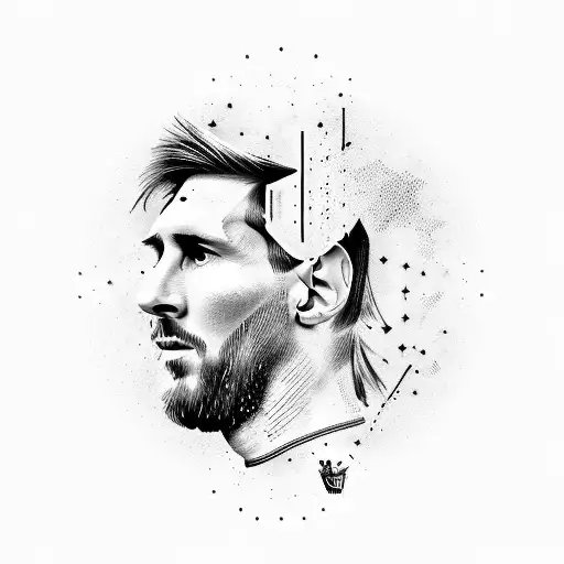 messi ronaldhino world cup  tattoo design idea