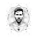 messi ronaldhino world cup  tattoo design idea