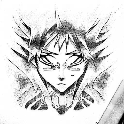 bleach anime  tattoo design idea