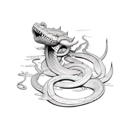 Jormungandr tattoo design idea