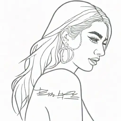 Dua lipa new album tattoo design idea