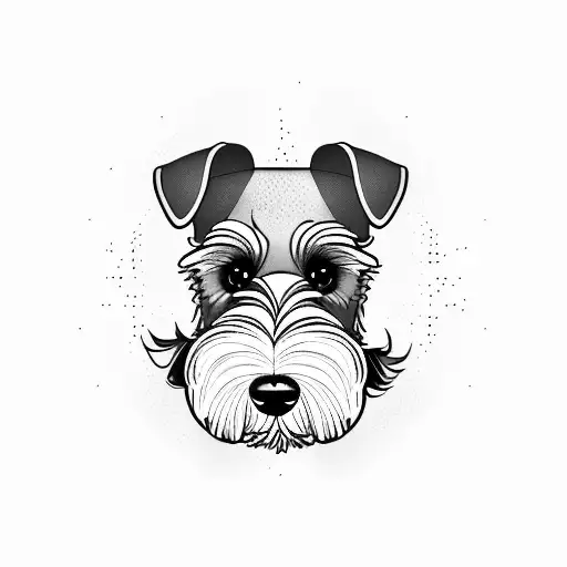 schnauzers, anxiety, golf, hockey tattoo design idea
