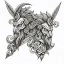 TATTOO FOR MY 2 KIDS THAT THEIR NAMES ARE LEONIDAS AND YIANNIS  tattoo design idea