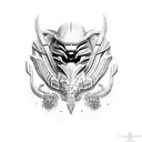 predator ancient marck  tattoo design idea