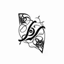 j ambigram tattoo design idea