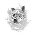 A half-sleeve, the theme is chance, rejecting fatalism tattoo design idea