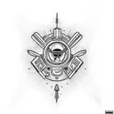 SpaceShips Don't Come Equipped With Rearview Mirrors tattoo tattoo design idea