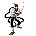 Arm sleeve tattoo of Renji Abarai Bankai from Bleach Anime, Zabimaru, Sleeve, Snake tattoo design idea