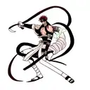 Arm sleeve tattoo of Renji Abarai Bankai from Bleach Anime, Zabimaru, Sleeve, Snake tattoo design idea