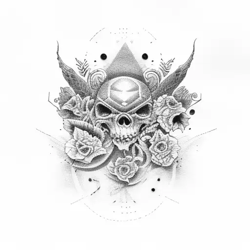 bate de skate tattoo design idea