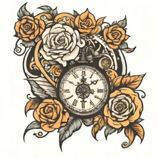I am timeless tattoo design idea