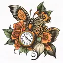 I am timeless tattoo design idea