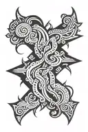 Fear god tattoo design idea