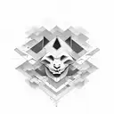 inner peace tattoo design idea