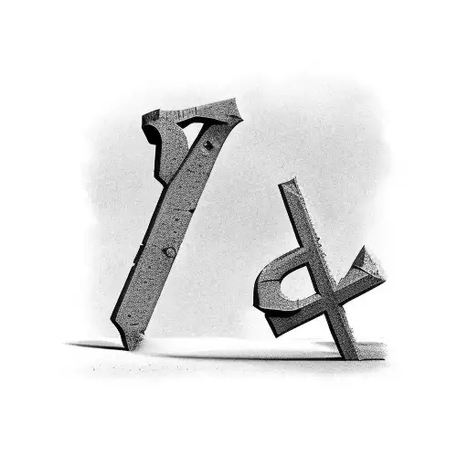 Brick Wall with the Numbers 1894 tattoo design idea